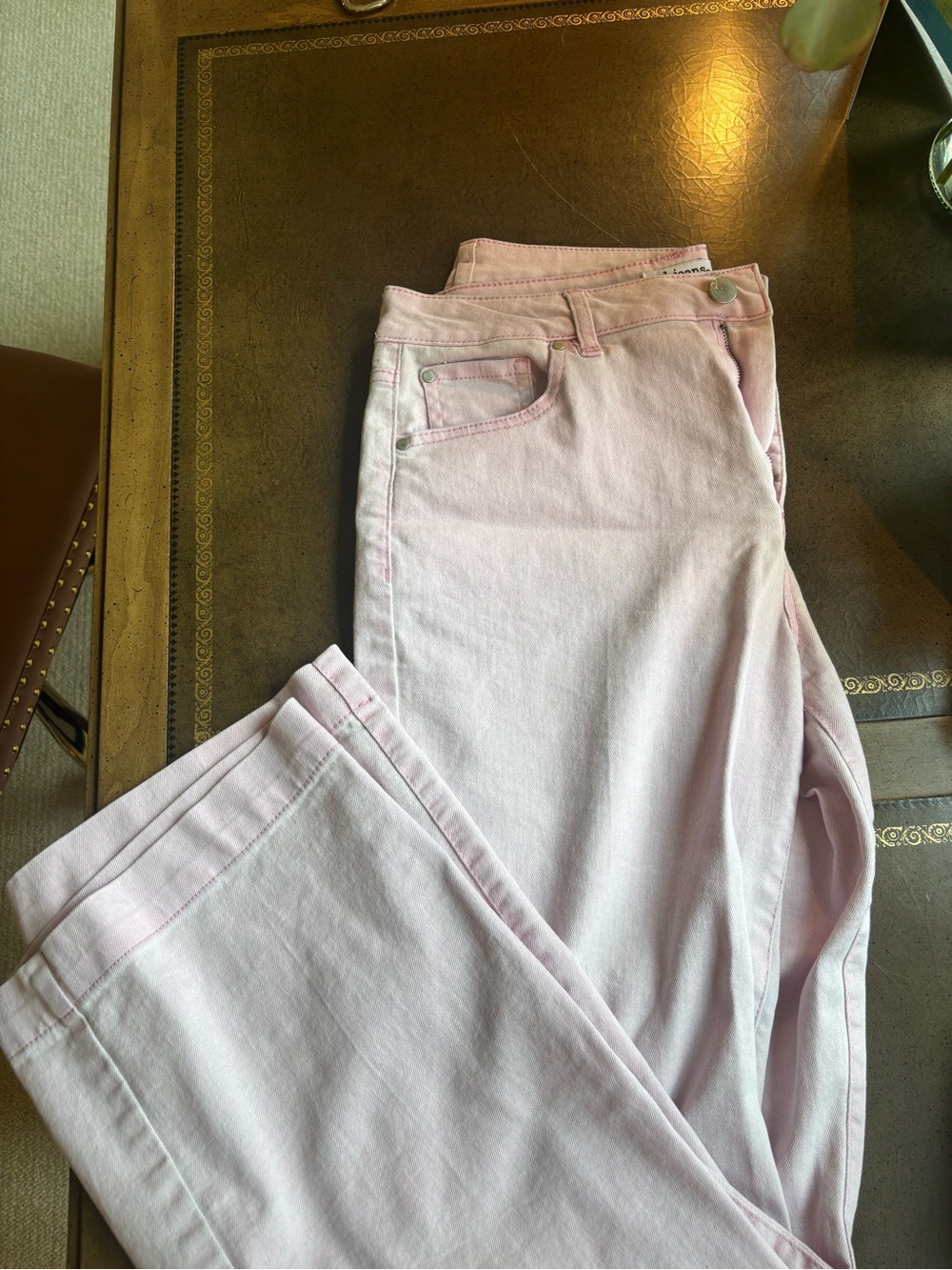 d. jeans High-Rise Light Pink Denim Jeans